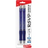 image:imagePentel RSVP Super RT Ballpoint Pen 07mm Fine Line Assorted Ink Pack of 4 BX477BP4M1Blue