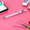 image:imagePentel Sharp 13 Mechanical Pencil 13mm Extra Thick Line Includes Refill Lead WritingOfficeTestTaking Pencil Pastel OffWhite Barrel AM13LBPWPastel Blue