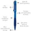 image:imagePentel TwistErase GT 07mm Mechanical Pencil Transparent Violet Box of 12 QE207VBlue