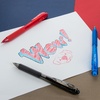 image:imagePentel Wow Retractable Ballpoint Pen 10mm Medium Line Red Ink Pack of 5 BK440BP5B