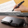 image:imagePentel XBXAC35W Calme TriColor Ballpoint Pen 002 inches 05 mm Grayish White 5 PiecesBlack Axle10