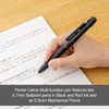 image:imagePentel XBXAC35W Calme TriColor Ballpoint Pen 002 inches 05 mm Grayish White 5 PiecesWhite Axis 10