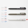 image:imagePentel XBXAC35W Calme TriColor Ballpoint Pen 002 inches 05 mm Grayish White 5 PiecesWhite Axis 5