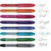 image:imageRSVP Mini Ballpoint Pen 10mm Medium Line Assorted Ink Colors wKey Ring 8 Pack
