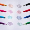 image:imageRSVP Mini Ballpoint Pen 10mm Medium Line Assorted Ink Colors wKey Ring 8 Pack
