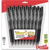 image:imagePentel 711766 Wow Retractable Ballpoint Pens Medium Point Black Ink