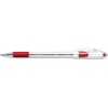 image:imagePentel BK90B RSVP Stick Ballpoint Pen7mm Trans Barrel Red Ink Dozen