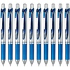 image:imagePentel BL80C 10 Blue Gel Ballpoint Pen EnerGel Ink 10 Pens10 mm Blue Silver Shaft