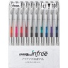 image:imagePentel EnerGel Ink Ballpoint Pen EnerGel Infree 07mm ball 10 Color Set BL77TL10