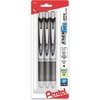 image:imagePentel EnerGel RTX Retractable Liquid Gel Pen 03mm Extra Fine Line Needle Tip Black Ink Pack of 3 BLN73BP3ABlack