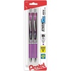 image:imagePentel EnerGel RTX Retractable Liquid Gel Pen Bold Line Metal Tip Red Ink 2Pack BL80BP2BViolet