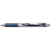 image:imagePentel Energel Knock Ballpoint Pen 07mm Triagle Tip Black Ink Siver Body with Black Accent BL77ABlackblue