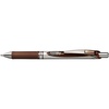 image:imagePentel Energel Knock Ballpoint Pen 07mm Triagle Tip Black Ink Siver Body with Black Accent BL77ABrown
