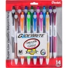 image:imagePentel GlideWrite Ballpoint Pen 10mm Medium Line Assorted Ink Pack of 14 BX910BP14M1