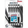 image:imagePentel GlideWrite Ballpoint Pen with TechniFlo Ink 10mm Medium Line Brown Ink Box of 12 BX910EBlack