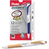 image:imagePentel GlideWrite Ballpoint Pen with TechniFlo Ink 10mm Medium Line Brown Ink Box of 12 BX910EGold