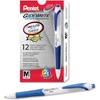 image:imagePentel GlideWrite Ballpoint Pen with TechniFlo Ink 10mm Medium Line Light Blue Ink Box of 12 BX910S1