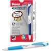 image:imagePentel GlideWrite Ballpoint Pen with TechniFlo Ink 10mm Medium Line Sky Blue Box of 12 BX910S