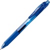 image:imagePentel Knock Gel Ballpoint Pen Energel X 05mm Needle Tip Black Ink BLN105Ablue
