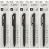 image:imagePentel Oil Based Ballpoint Pen Calme 05mm Black Black Ink 5 Count XBXA105AA