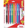 image:imagePentel Products  Pentel  WOW Ballpoint Retractable Pen Assorted Ink Medium 8 per Pack  Sold As 1 Pack  Triangular barrel  Latexfree comfort grip  Tip advances from back and retracts from side  Metal tip increases durability 