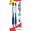 image:imagePentel Quicker Clicker Mechanical Pencil 07mm Transparent Blue Barrel Pack of 2 PD347BP2K61 Count Pack of 1
