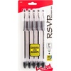 image:imagePentel RSVP Ballpoint Pen Fine Line 07mm Blue Ink BK90BP5C Pack of 1 5 Count TotalBlack