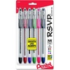 image:imagePentel RSVP Ballpoint Pen Medium Line Assorted Ink BK91BP6M Pack of 1 6 Count Total