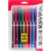 image:imagePentel RSVP Ballpoint Pen Medium Point Assorted Ink Colors 8 Pack BK91CRBP8M