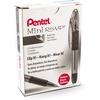 image:imagePentel RSVP Mini Ballpoint Pen 10mm Medium Line 24Assorted Ink in Clear Cylinder Pack BK91MN24MSky Blue Ink