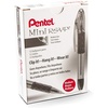 image:imagePentel RSVP Mini Ballpoint Pen 10mm Medium Line 24Assorted Ink in Clear Cylinder Pack BK91MN24MViolet Ink