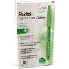 image:imagePentel RSVP RT Colors Retractable Ballpoint Pen 10mm Medium Line Barrel Pink Ink Box of 12 BK93CRPPGreen