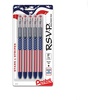 image:imagePentel RSVP StarsStripes Edition Ballpoint Pen  07 mm Pen Point Size  Refillable  Black  5  Pack