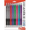 image:imagePentel RSVP Super RT Ballpoint Pen 07mm Fine Line Assorted Ink Pack of 4 BX477BP4M1Assorted