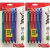 image:imagePentel WOW Colors Retractable Ballpoint Pens Medium Line Assorted Ink 5 Pack BK440CRBP5M5 Count Pack of 2