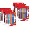 image:imagePentel WOW Retractable Ballpoint Pens Medium Point Assorted Colors 8Pack 6 Packs PENBK440BP8M6