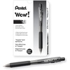 image:imagePentel Wow Retractable Ballpoint Pen 10mm Medium Line Black Ink Box of 12BK440A