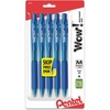 image:imagePentel Wow Retractable Ballpoint Pen 10mm Medium Line Blue Ink Pack of 5 BK440BP5C