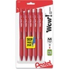 image:imagePentel Wow Retractable Ballpoint Pen 10mm Medium Line Red Ink Pack of 5 BK440BP5B