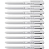 image:imagePentel XBXAC35W Calme TriColor Ballpoint Pen 002 inches 05 mm Grayish White 5 PiecesWhite Axis 10
