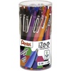 image:imagePentel iZee Retractable 10mm Ballpoint  Assorted 30pc Tub
