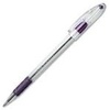 image:imageRSVP Stick Ballpoint Pen Translucent Barrel Violet Ink Fine Pt 070 mm
