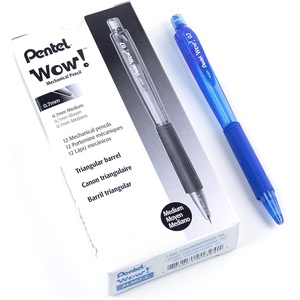 image:imagePentel 07mm Wow Mechanical Pencil with Blue Barrel Box of 12 AL407C