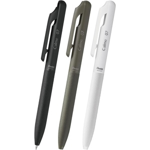 image:imagePentel AMZBXA107ST Oilbased Ballpoint Pen Set of 3 Calme 07 mm Black Ink