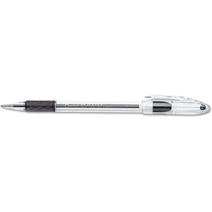 image:imagePentel BK91B RSVP Stick Ballpoint Pen 1mm Transparent Barrel Red Ink Pack of 12Black