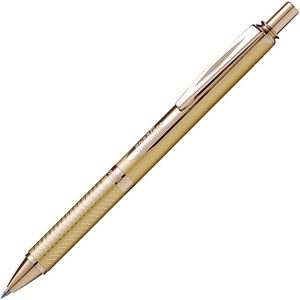 image:imagePentel BL407PGA EnerGel Sterling Liquid Gel Rollerball Pen Rose Gold Casing Stroke Width 035 mm Ball Diameter 07 mm Black InkGold