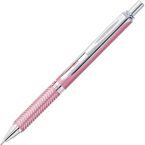 image:imagePentel BL407PGA EnerGel Sterling Liquid Gel Rollerball Pen Rose Gold Casing Stroke Width 035 mm Ball Diameter 07 mm Black InkPink