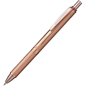 image:imagePentel BL407PGA EnerGel Sterling Liquid Gel Rollerball Pen Rose Gold Casing Stroke Width 035 mm Ball Diameter 07 mm Black InkRose Gold