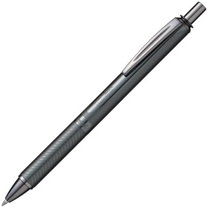 image:imagePentel BL407PGA EnerGel Sterling Liquid Gel Rollerball Pen Rose Gold Casing Stroke Width 035 mm Ball Diameter 07 mm Black Inkcharcoal