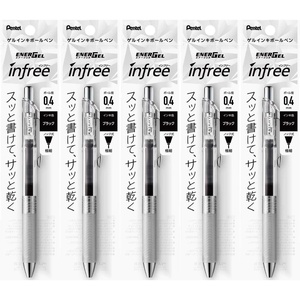 image:imagePentel BL77TLCA EnerGel Ink Ballpoint Pen 07 Blue Black 10 Piecesblack black 193911tcx